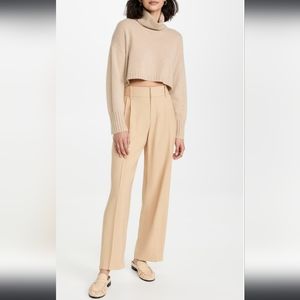 Vince Beige Wide Leg Trousers
